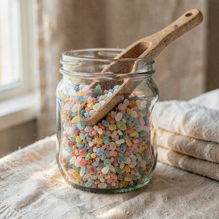 Laundry scent booster crystals