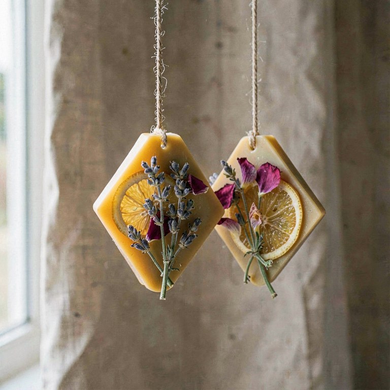 Scented wax sachets (no flame)